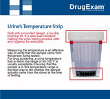 DrugExam tapa resistente a fugas para mayor seguridad.