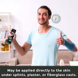 Drycast Cast Comfort: enfriamiento rápido para confort inmediato tras la aplicación.