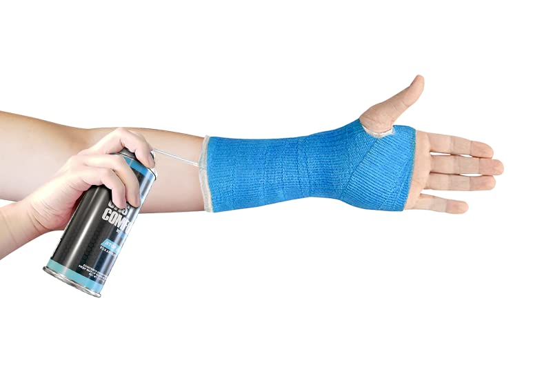 Drycast Cast Comfort: pulverización frontal para alivio rápido del picor en yeso.