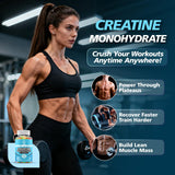 DRZIHOOCH creatina-monohidrato gomitas: dosis práctica para entrenar y recuperarse