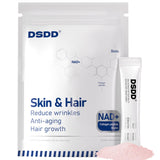 DSDD Biotina frasco del suplemento mostrando cápsulas para cabello y piel.
