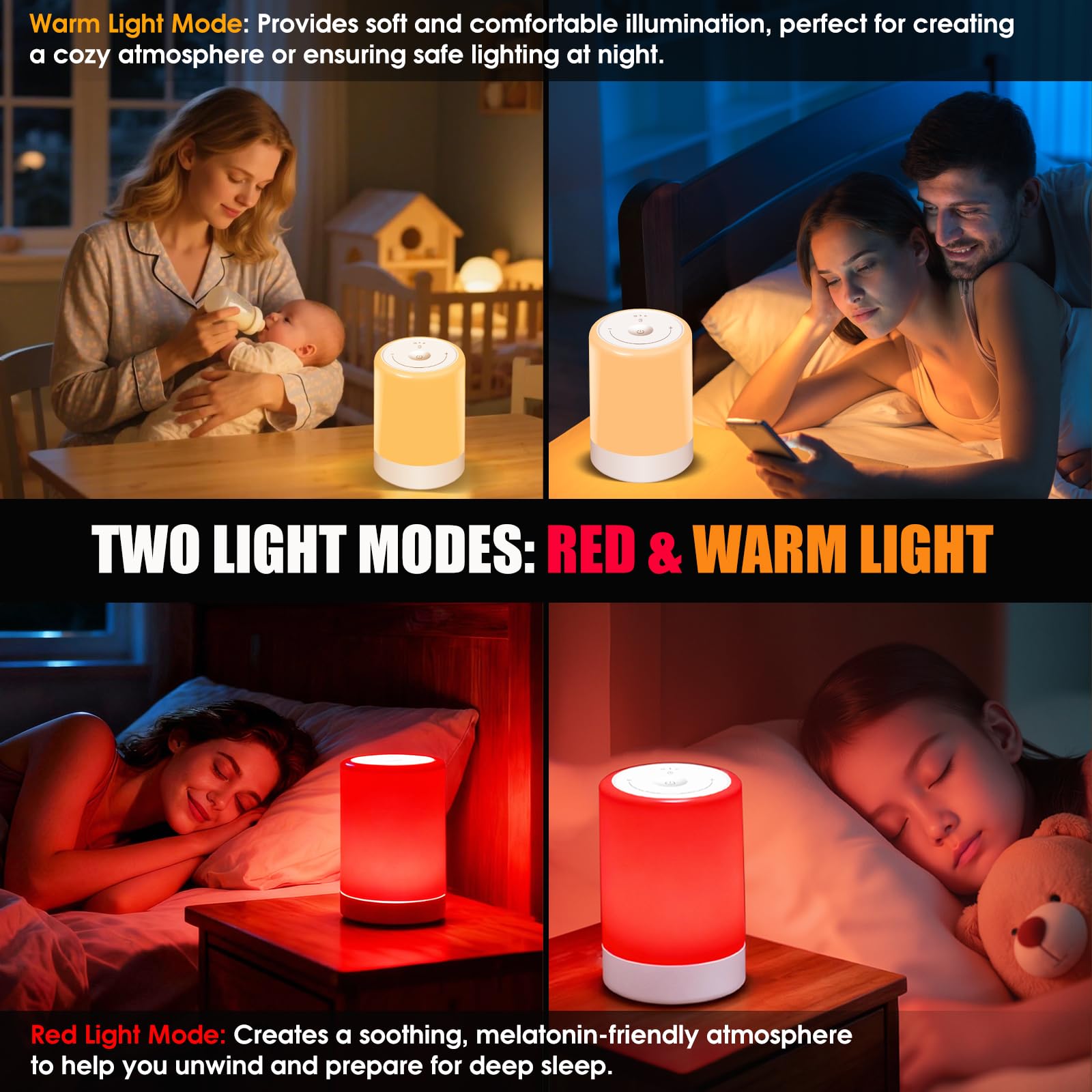 DSJGB diseño compacto ideal para dormitorio y mesa de luz