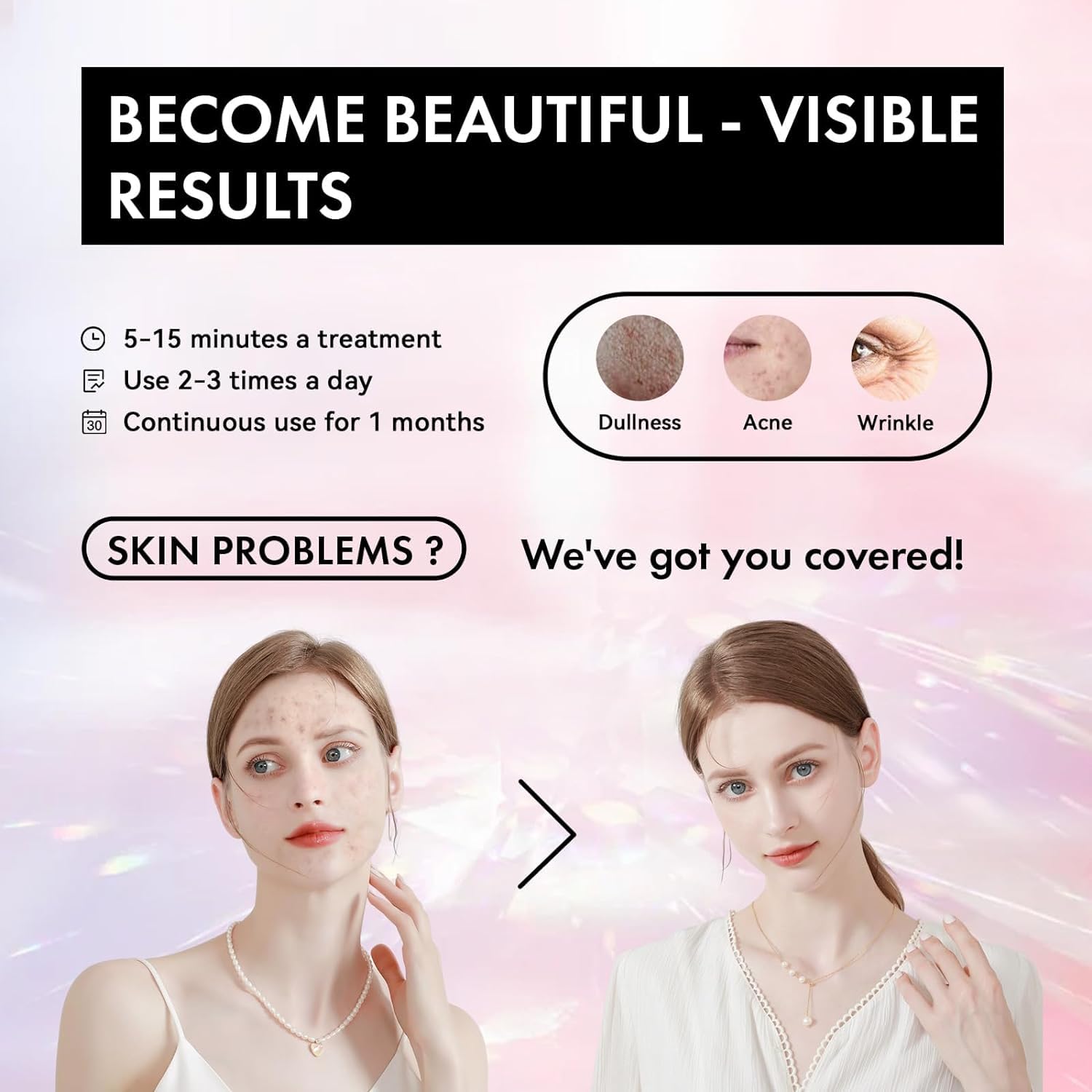 Duevie control remoto recargable conectado a la mascarilla para sesiones fáciles