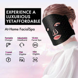 Duevie mascarilla LED silicona suave frente para uso cómodo y sin irritación