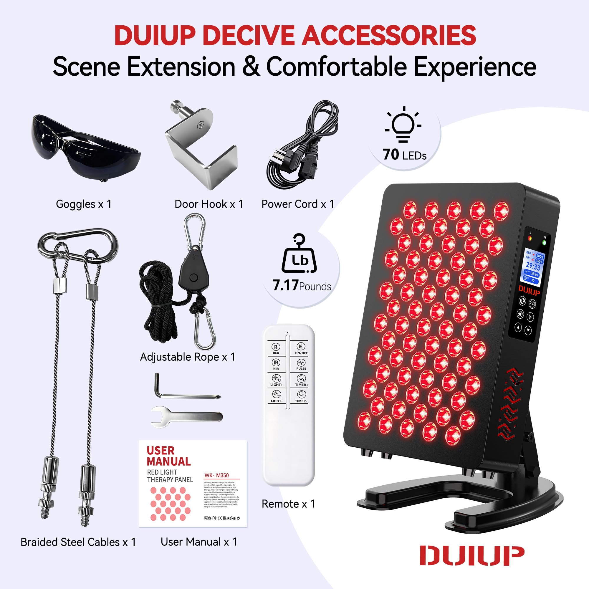 Montaje en escritorio o pared con Duiup para adaptar el espacio