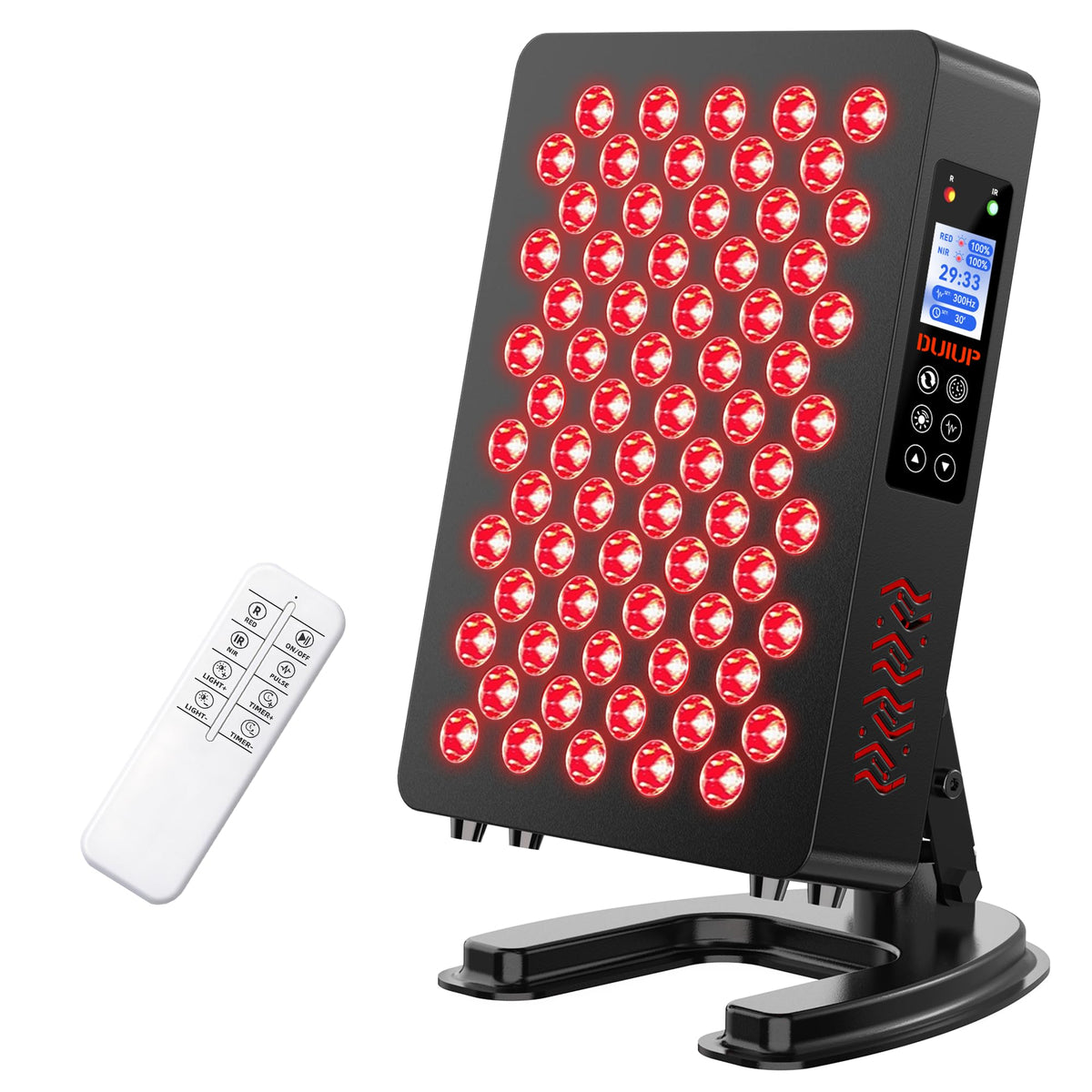 Panel Duiup con luz roja de 70 diodos para uso en casa