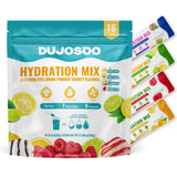 Dujosoo polvo de electrolitos sabor naranja, hidratación estable para entrenamientos