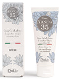 DULÀC Arnica Crema 35% en frasco, textura suave para piel sensible.