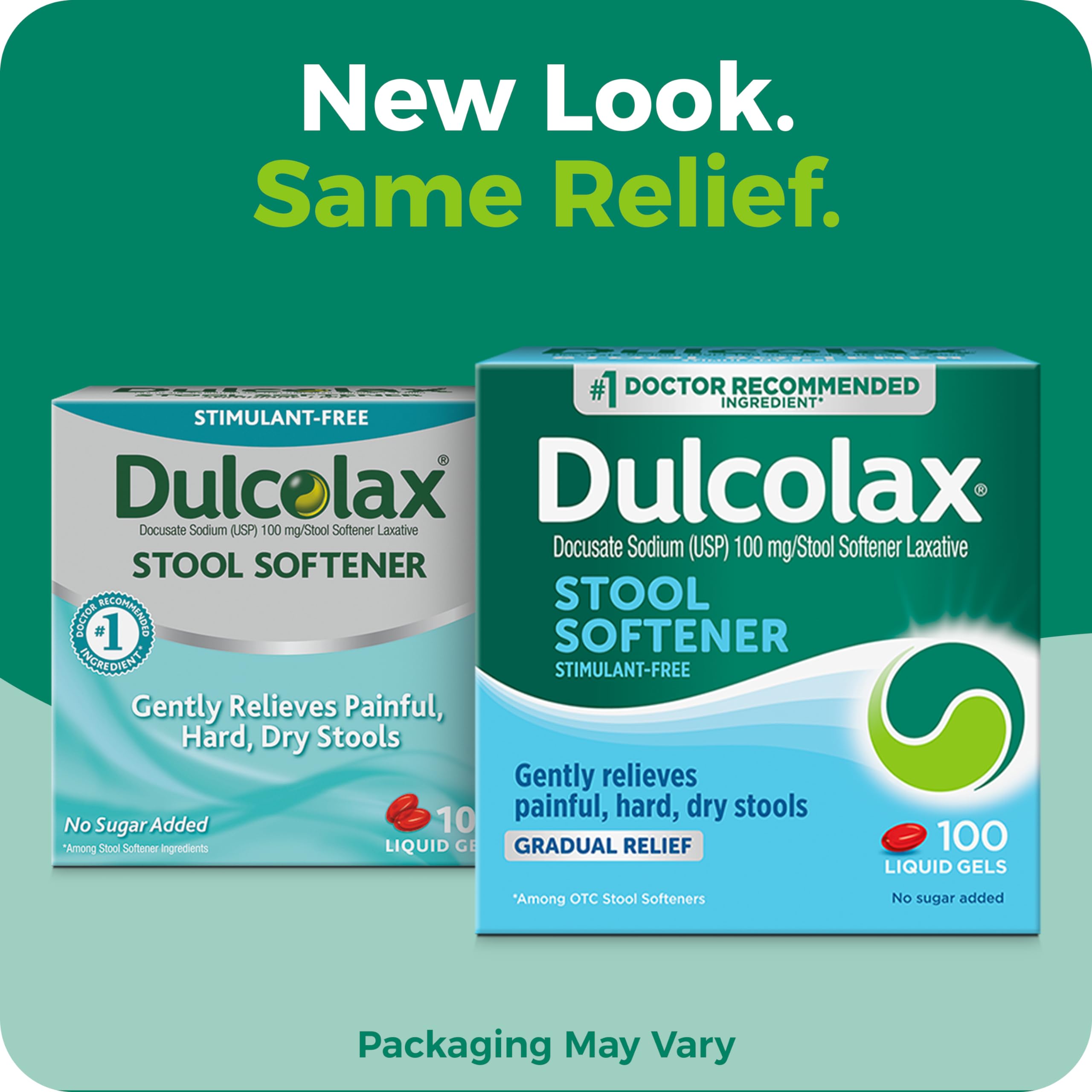 Dulcolax, envase de cápsulas gel líquido, facilita el paso de heces duras.