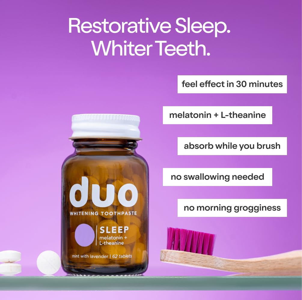 Duo Sleep tabletas dentales con nHa, blanqueamiento suave