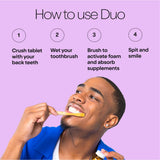 Duo Sleep tabletas dentales sin fluoruro, limpieza natural