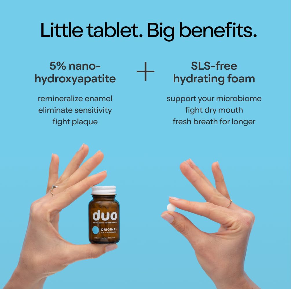 duo tableta dental: alivio de la sensibilidad al comer y beber.