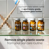 duo tableta dental: sin fluoruro para cuidado suave.