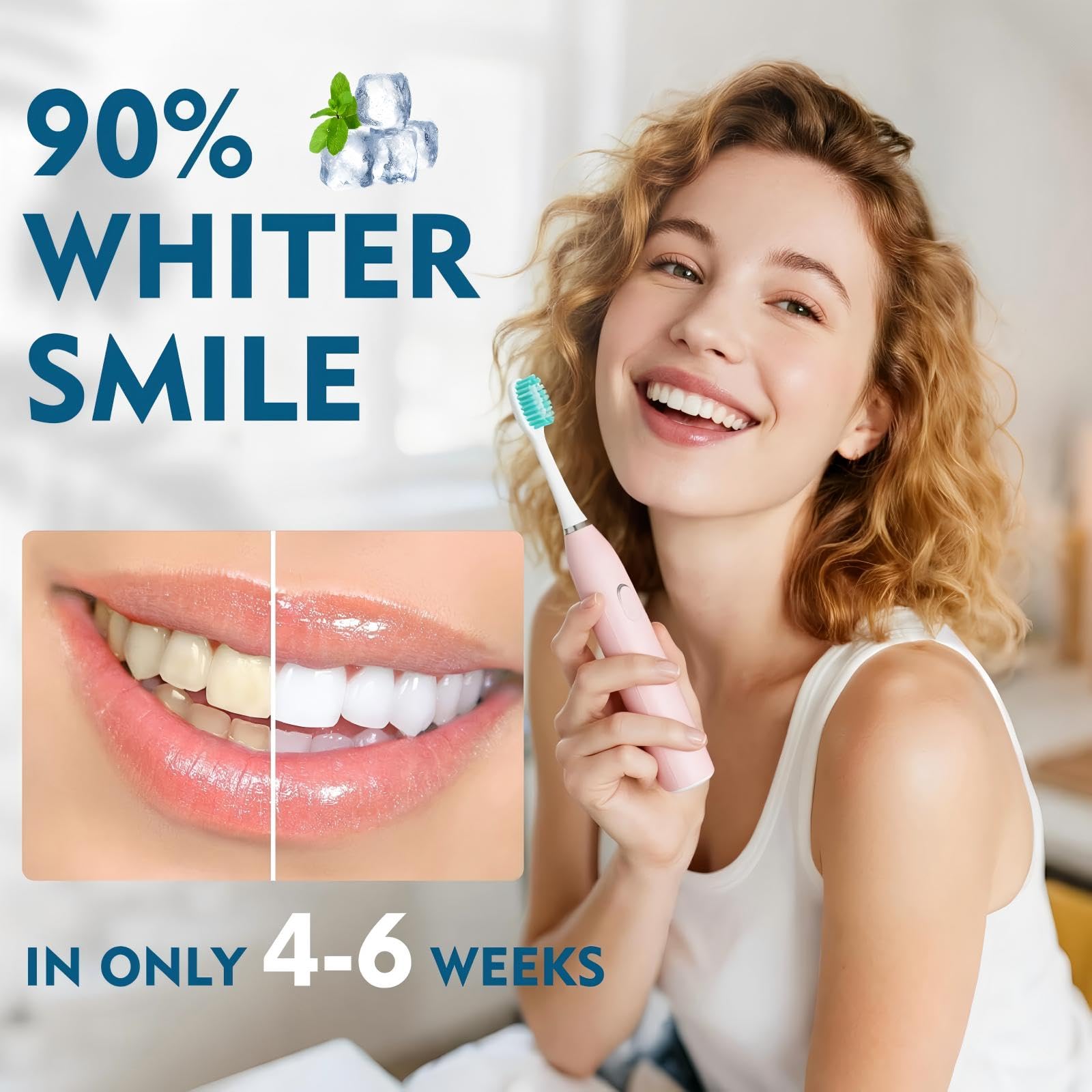 DUOYINTL pasta dental hidroxiapatita 7,5% menta fresca para despertar la boca.