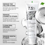 DUOYINTL pasta dental hidroxiapatita 7,5% enfatiza la protección del esmalte durante el cepillado.