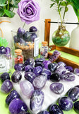 DUQGUHO amatista: piedras decorativas brillantes para acuarios y terrarios.