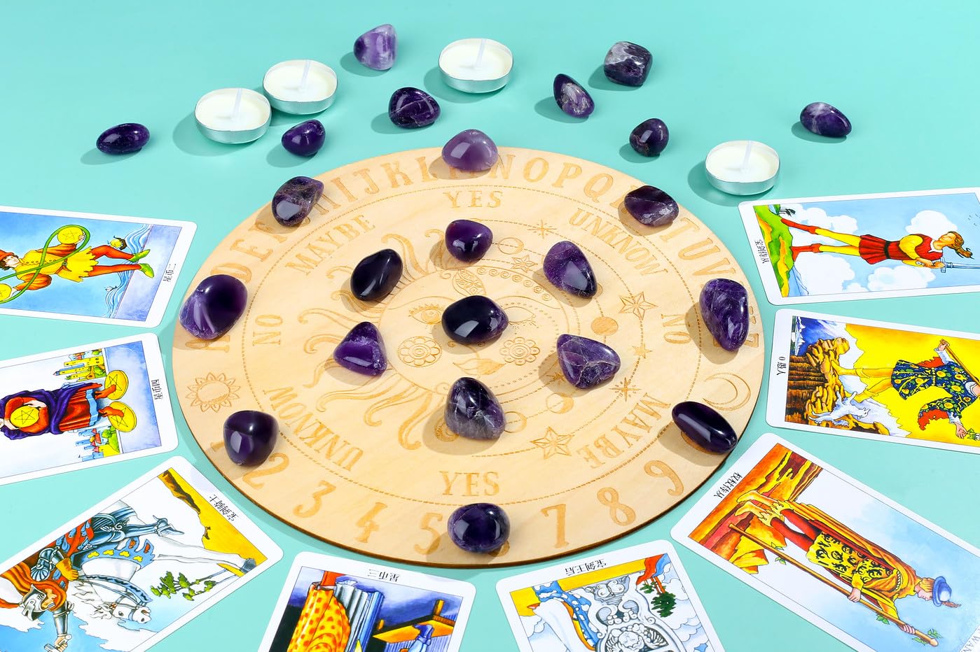 DUQGUHO amatista: piedras para acuario y decoración del hogar.