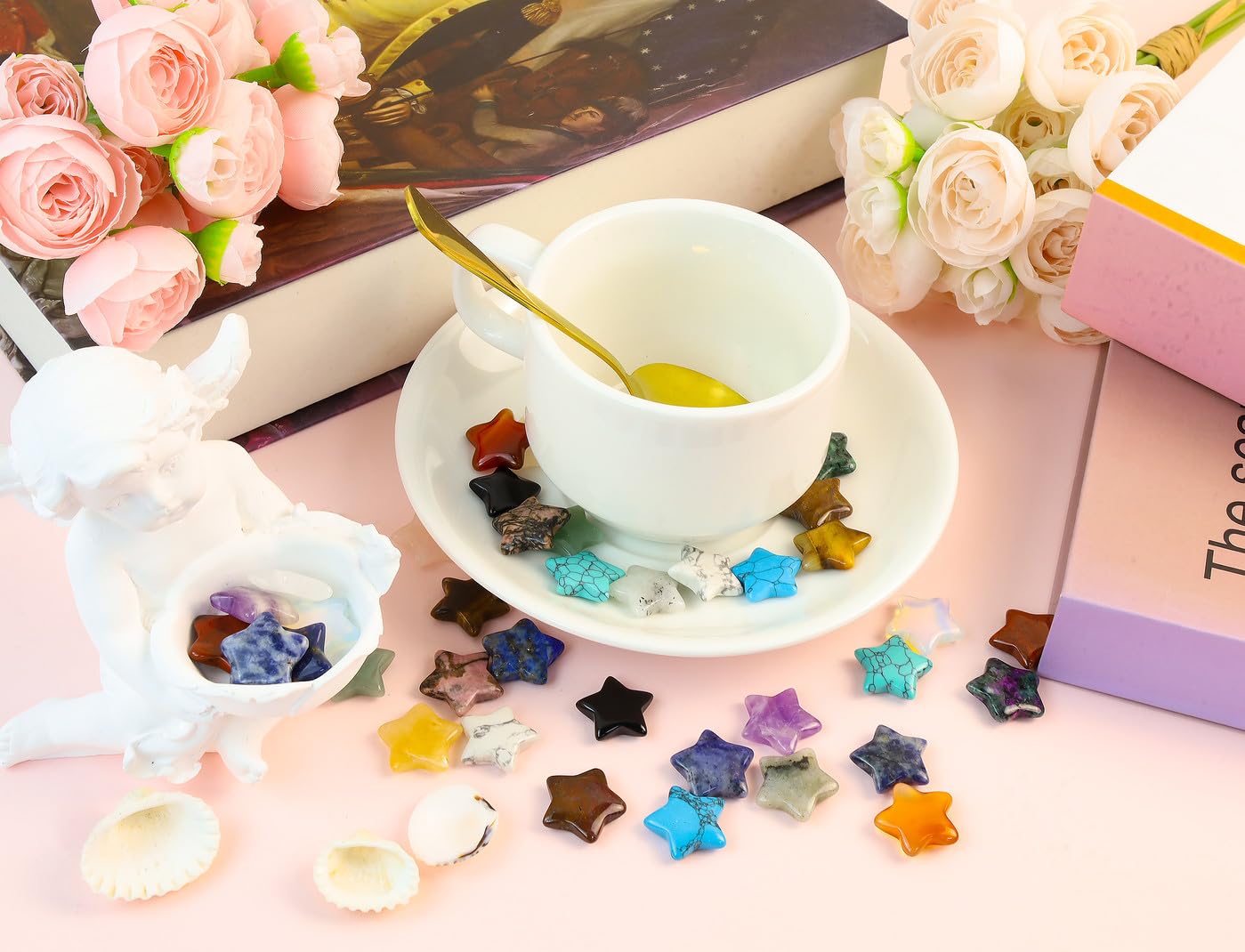 DUQGUHO cristal para meditación: apoyo calmante durante prácticas espirituales