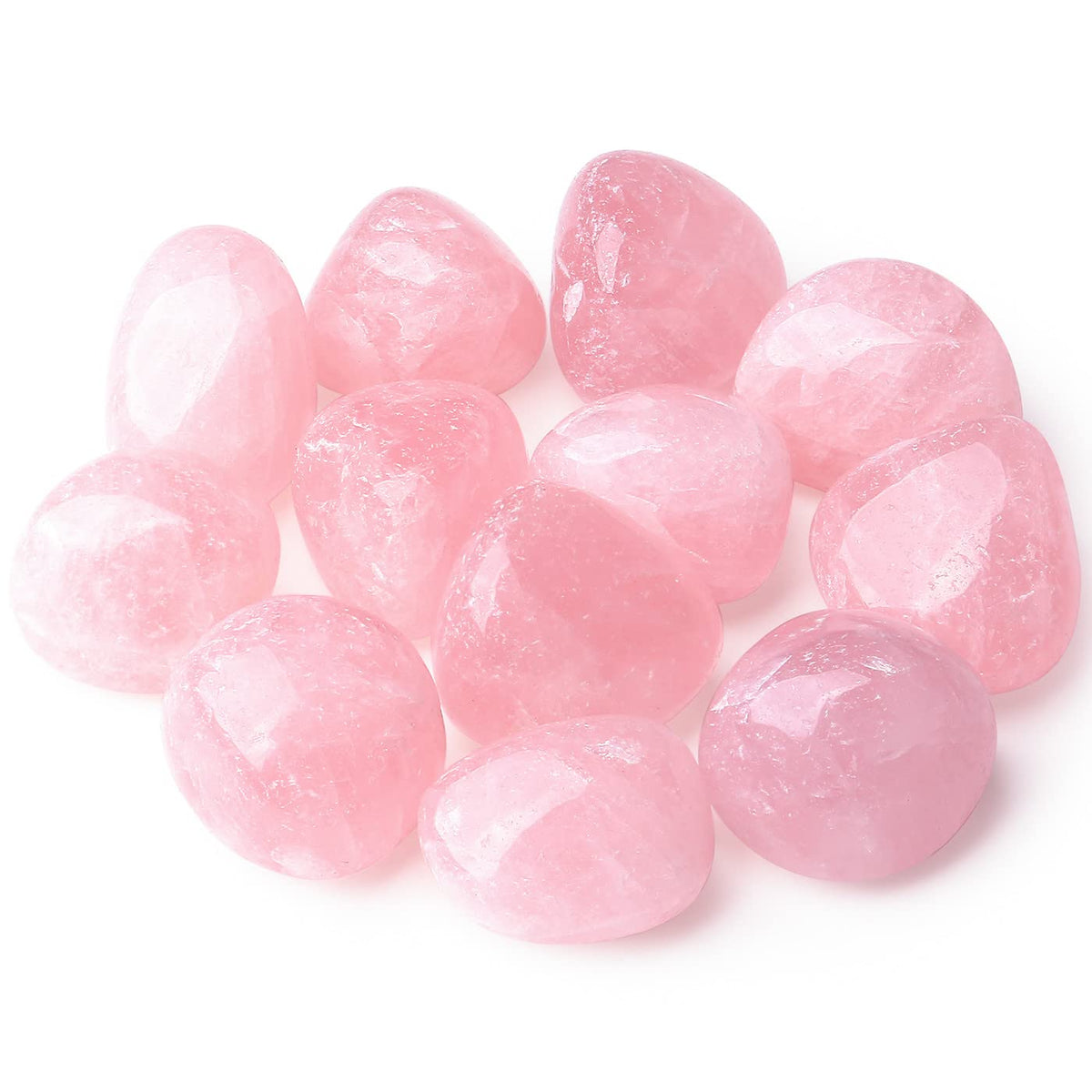 DUQGUHO cuarzo rosa: piedras cristal irregulares para decoración y ambiente