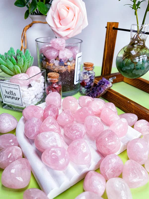 DUQGUHO cuarzo rosa: piedras decorativas para jarrones y escritorios