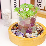 DUQGUHO Fluorita, piedras para meditación y equilibrio de chakras.