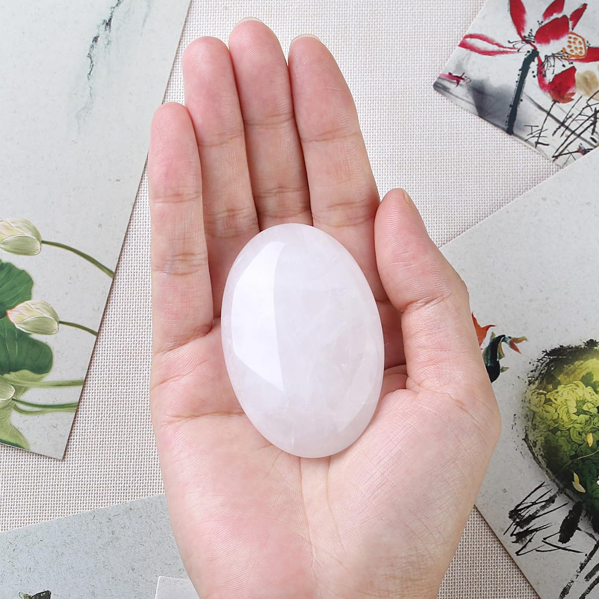 DUQGUHO cuarzo blanco, uso para meditaciones breves y momentos de calma.