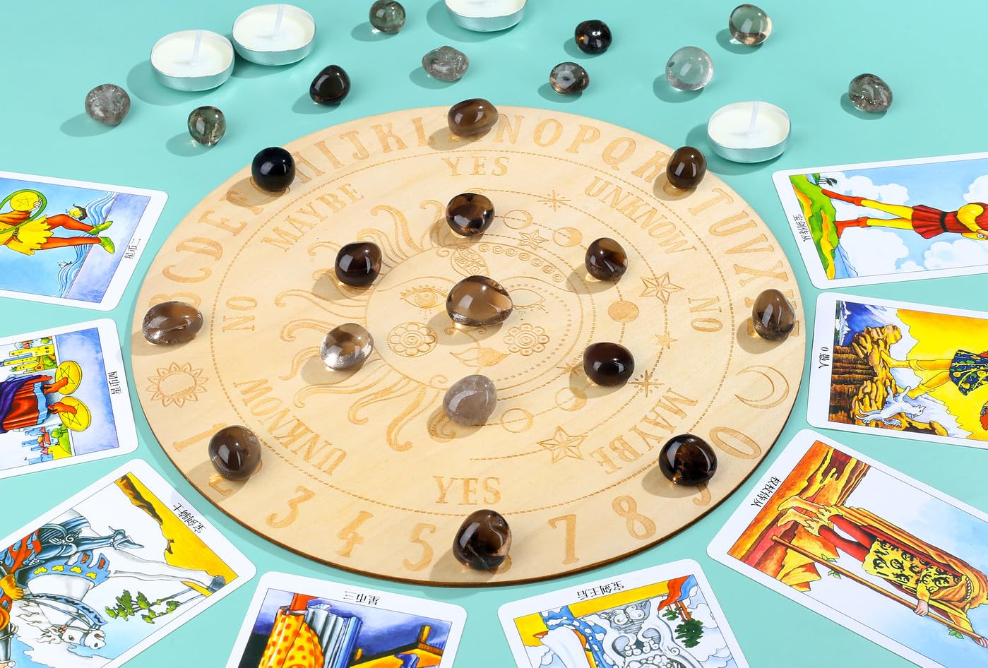 DUQGUHO piedras pulidas para manualidades y joyería artesanal.