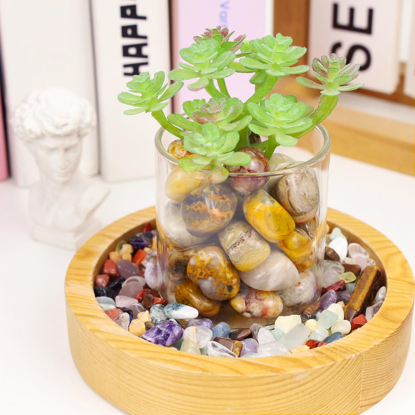 DUQGUHO Piedras pulidas para joyería y artesanía creativa.