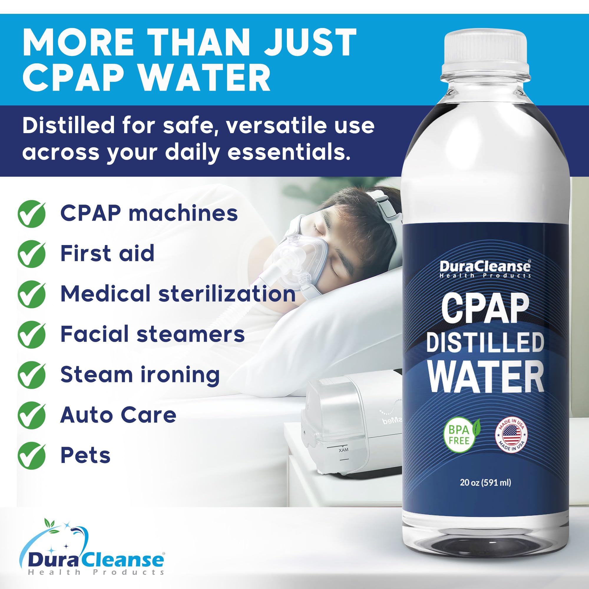 Empaque sellado de Dura Cleanse para seguridad y pureza en viaje