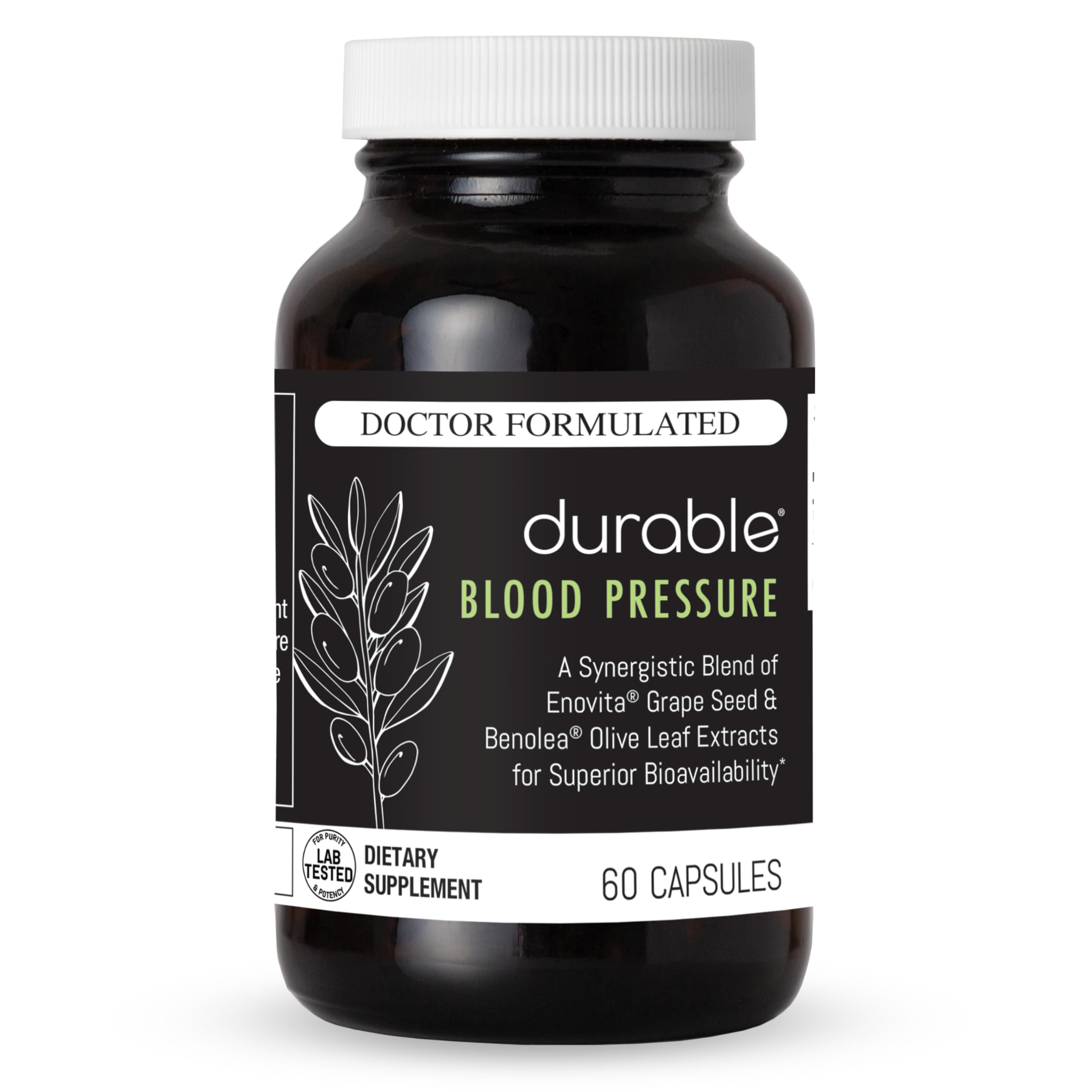 Durable Benolea hoja de olivo: cápsulas para apoyar la circulación diaria.