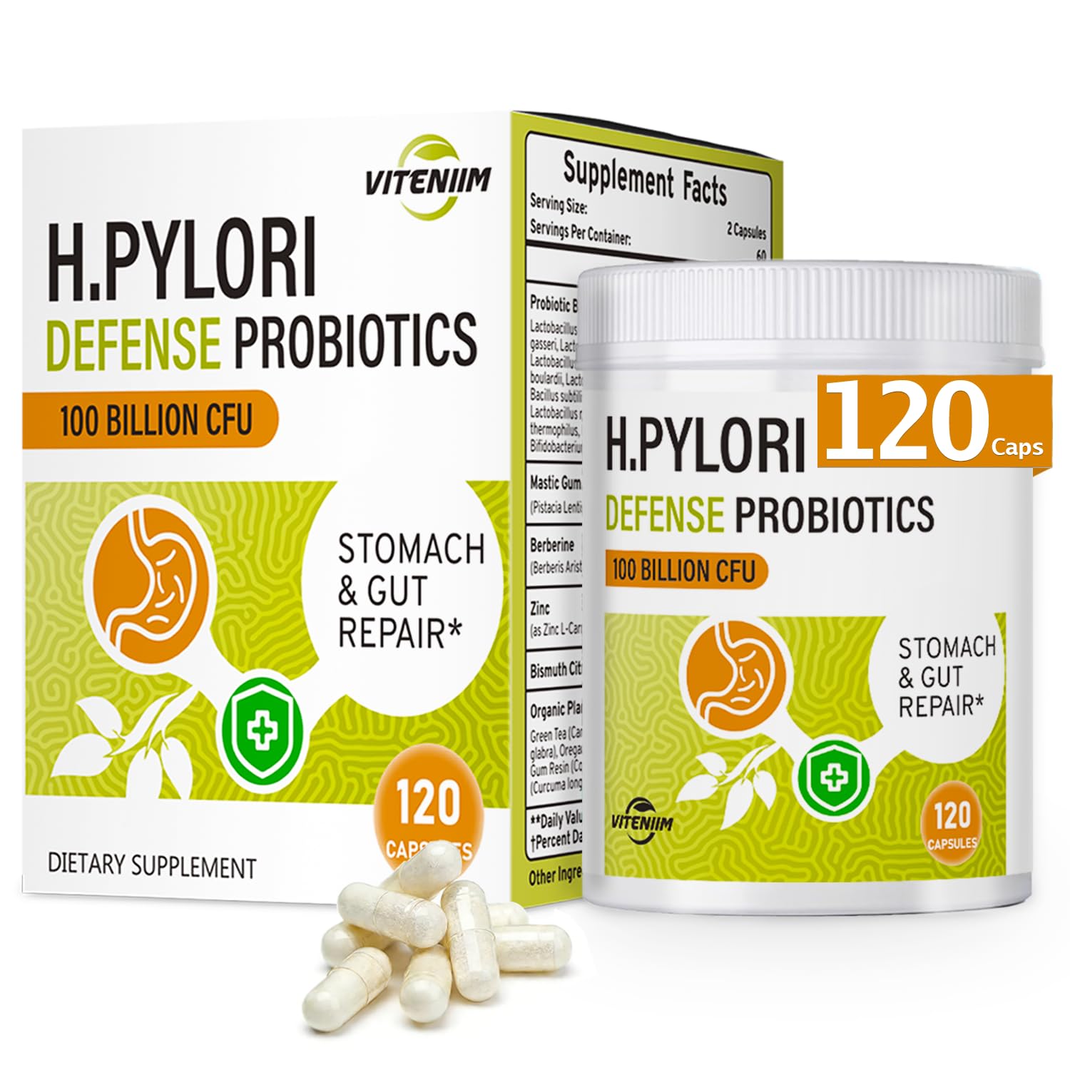 DUTYDiAG Helicobacter pylori Defense: cápsulas para apoyo diario de la salud digestiva.