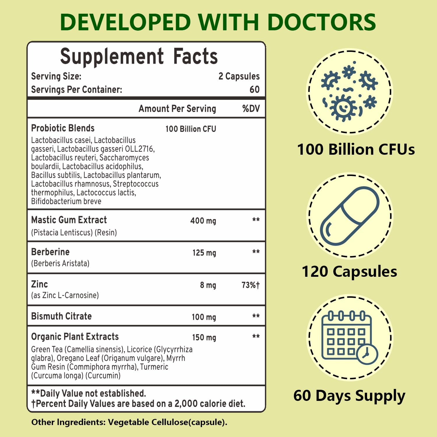 DUTYDiAG Helicobacter pylori Defense: rutina diaria fácil con dos cápsulas.