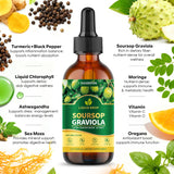 DUUDEPON Guanábana etiqueta diseño visible con lista de ingredientes