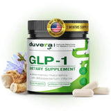 duvera Akkermansia Probiotic GLP-1 en botella para salud intestinal y balance