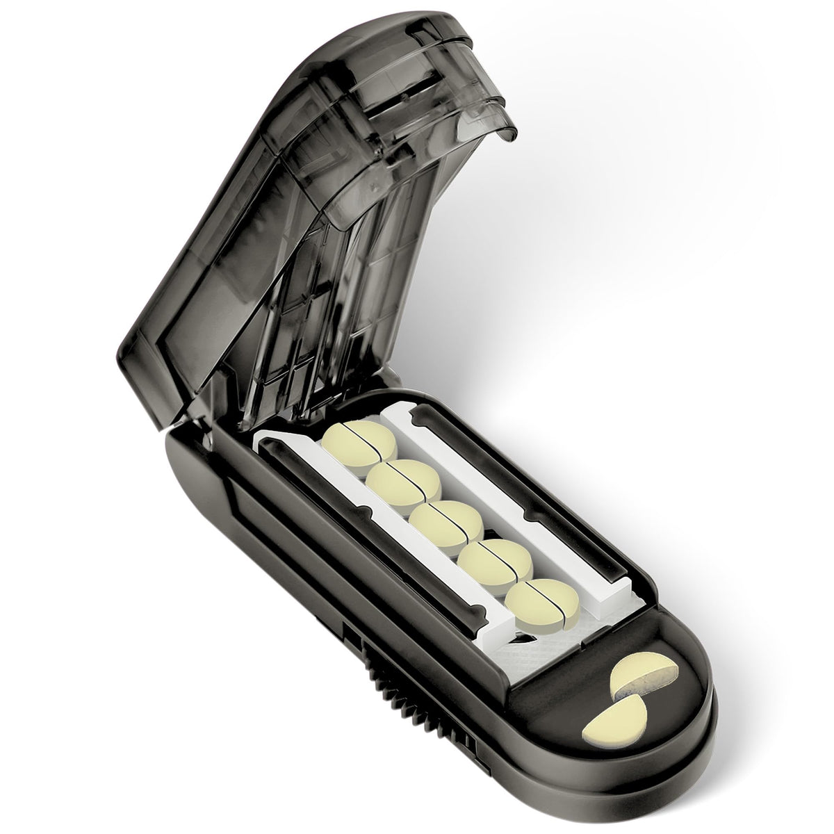 Cortapastillas Dvches para pastillas pequeñas con centrado para porciones uniformes.