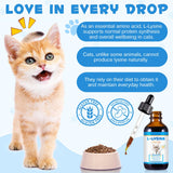 Dvoevivh Lisina para gatos, dosis precisa basada en el peso