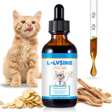 Dvoevivh Lisina para gatos, frasco de gotas, apoyo inmunitario diario