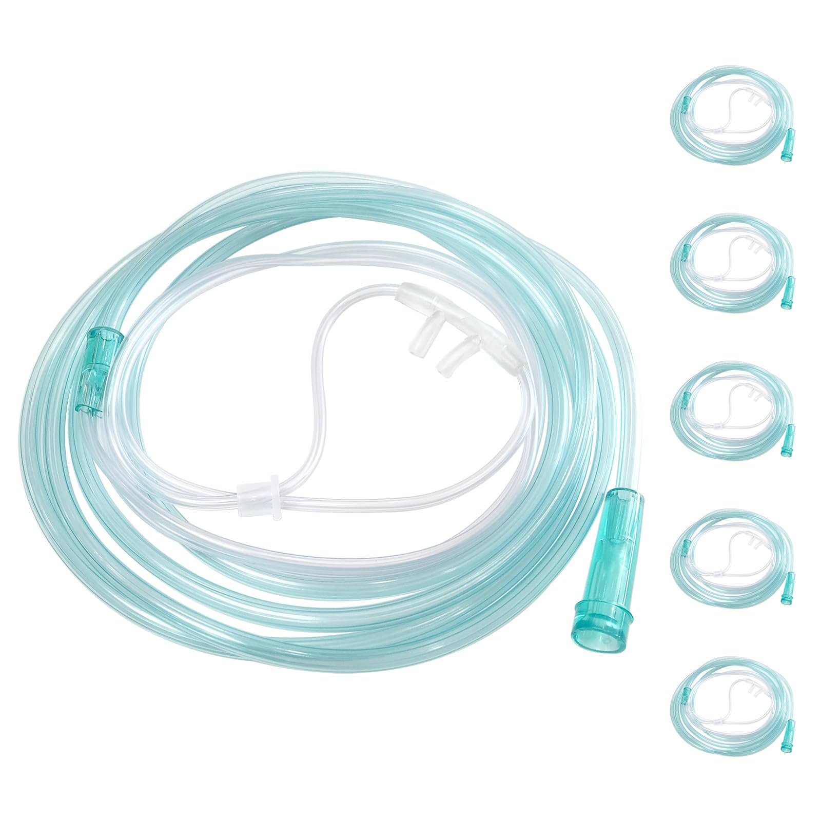 Cánula nasal suave de DWCHECK para oxígeno, comodidad en orejas y cara