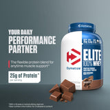 Dymatize Elite Whey medidor de proteína para porciones de 25 g