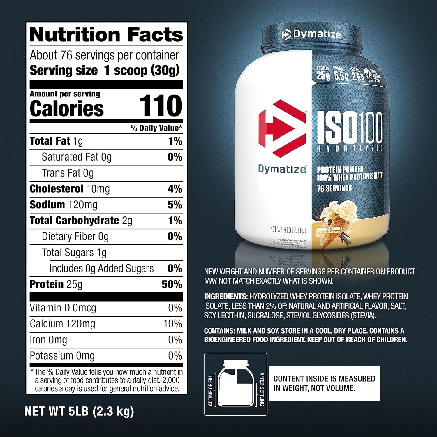 Dymatize ISO100 batidos fáciles de preparar para una rutina diaria.