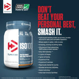 ISO100 de Dymatize, absorción rápida ideal para entrenamientos intensos