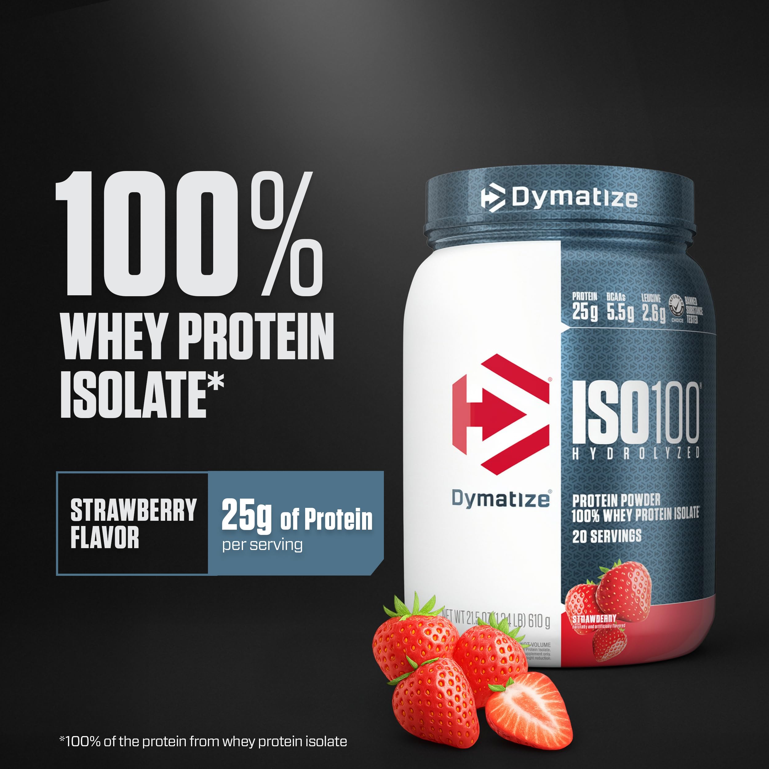 Dymatize ISO100 mezcla rápida en vaso para proteína de digestión rápida