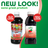 Dynamic Health Cranberry, concentrado vertido en vaso, listo para usar sin azúcares añadidos.