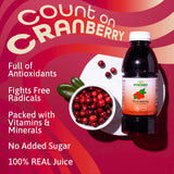 Dynamic Health Cranberry, ingredientes 100% orgánicos, sin rellenos.