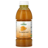 Dynamic Health Turmeric Gold, botella vertiendo, apoyo diario a articulaciones y bienestar general.