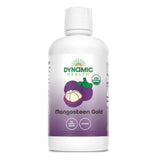 Dynamic Health Mangosteen Gold, botella de 32 onzas, jugo natural para energía diaria