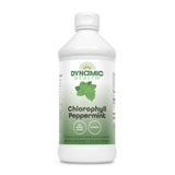 Dynamic Health Clorofila líquida de menta en botella de 473 ml para beber.