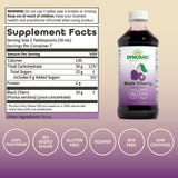 Dynamic Health Zumo Cereza Negra sin edulcorantes, ideal para recetas saludables
