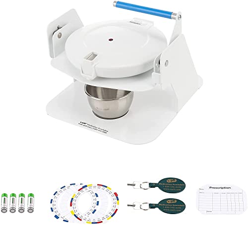 e-pill MedTime Station: vaso de acero inoxidable para recogida limpia de pastillas.