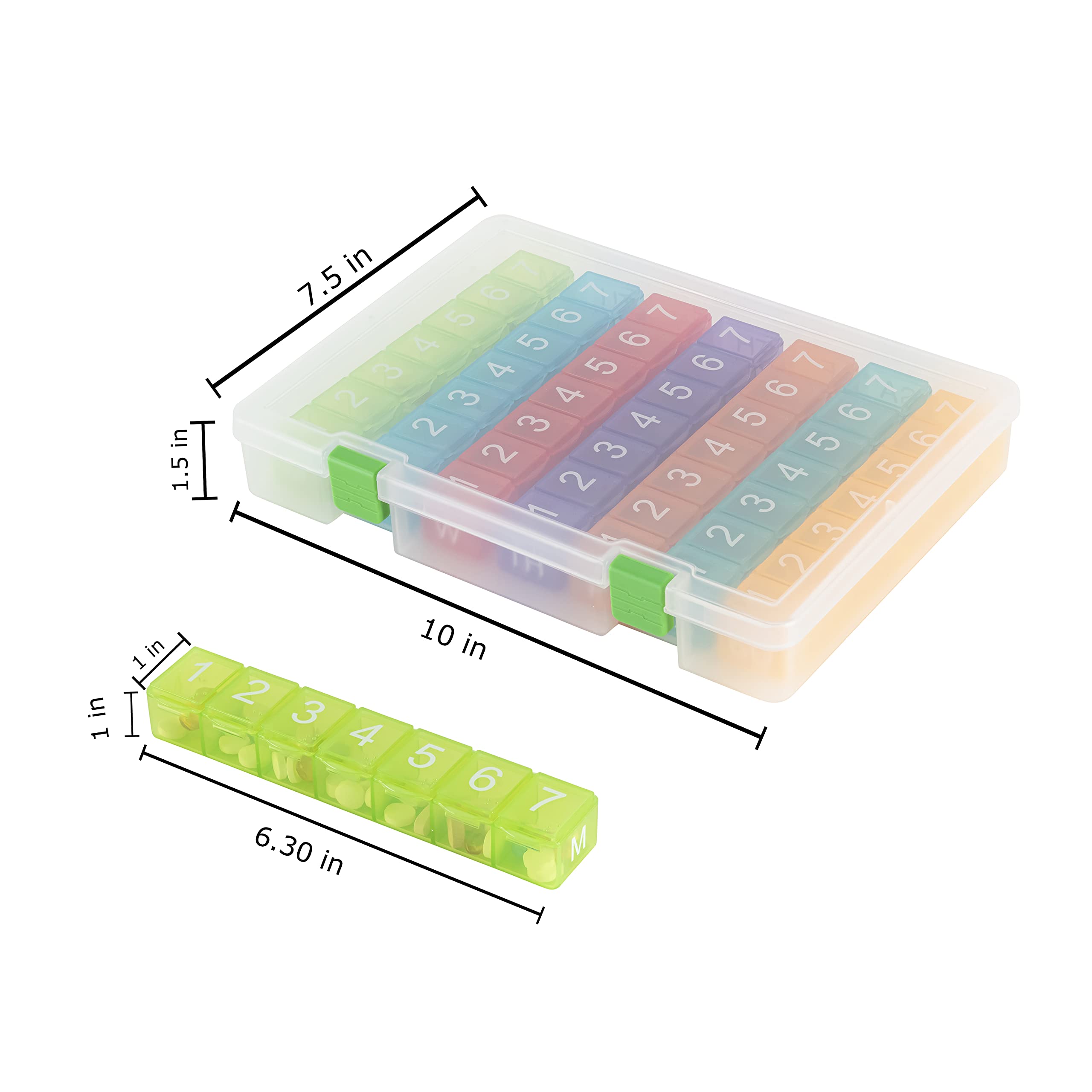 e-pill Tapas con cierre a presión, transporte sin derrames.